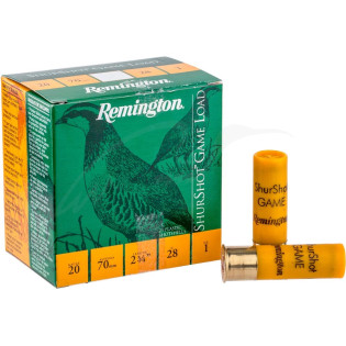 Патрон Remington BP Shurshot Game Load кал. 20/70 дробь №4 (3,1 мм) навеска 28 г