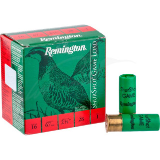 Патрон Remington BP Shurshot Game Load кал. 16/67 дробь №0 (3,9 мм) навеска 28 г