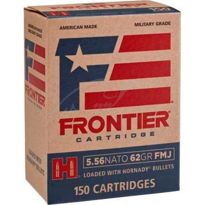Патрон Hornady Frontier кал. 5.56/45 (.223 Rem) куля FMJ маса 62 гран (4 гр)