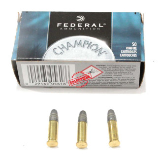 Патрон нарезной Federal Champion 22LR Solid 2,59g