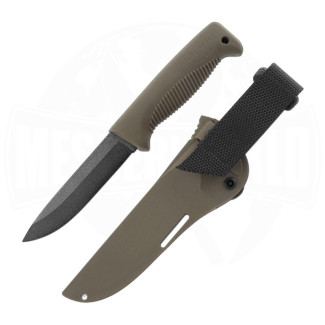 Ніж Peltonen M07, покриття PTFE Teflon, coyote, coyote композитний чохол  