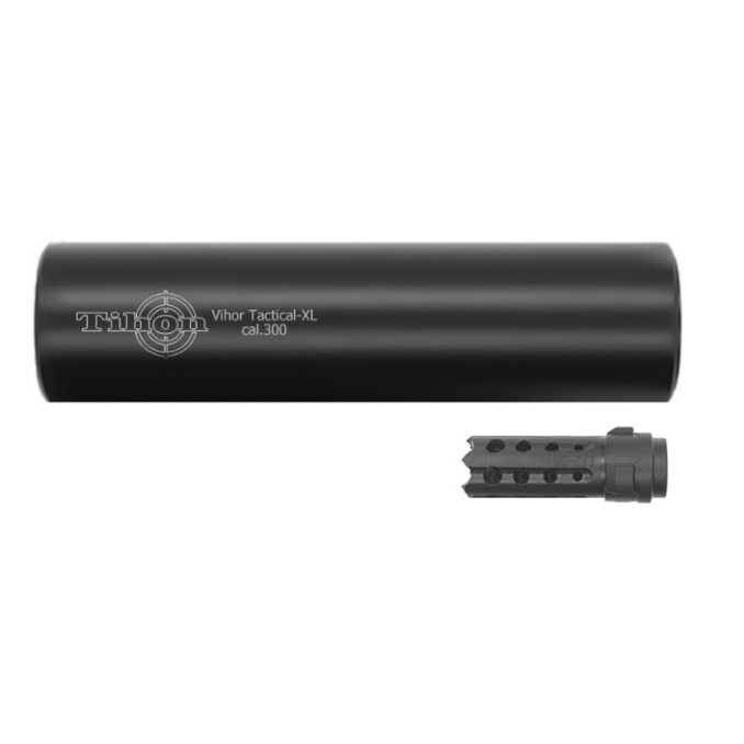 Швидкознімний сталевий глушник Tihon Vihor Tactical-XL