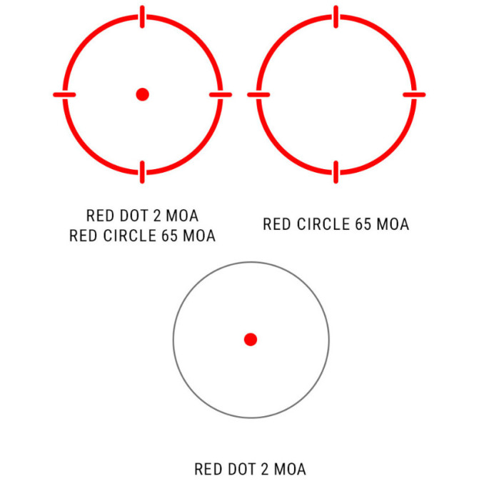 Коллиматорный прицел Holosun Enclosed HS512C