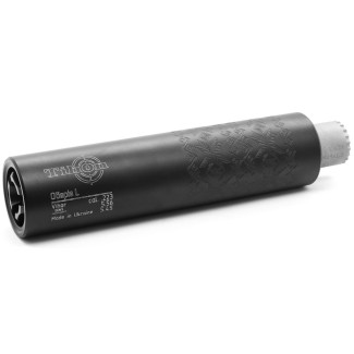Титановий саундмодератор Оберіг L 223 Rem, 5.56 NATO, 5.45×39