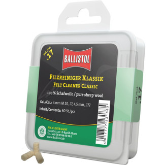 Патч для чистки Ballistol войлочный классический для кал.17. 60шт/уп