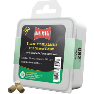 Патч для чистки Ballistol войлочный классический для кал. 7 мм (.284). 60шт/уп