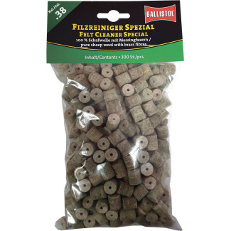 Патч для чищення Ballistol повстяний спеціальний для кал. 9мм. 300шт/уп