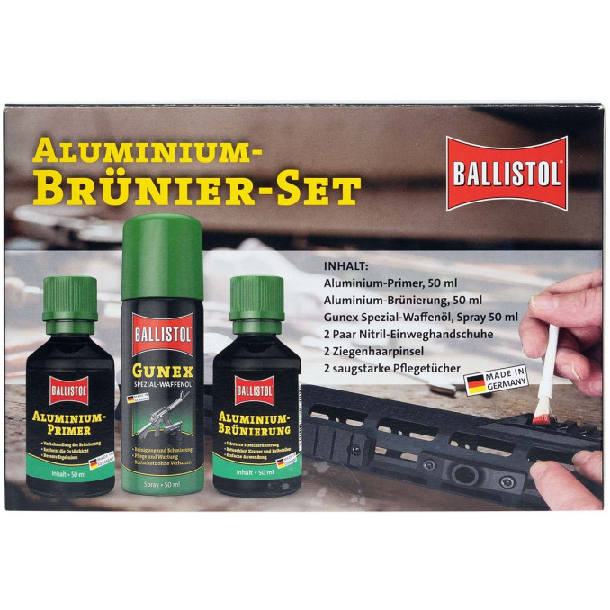 Набір Ballistol для вороніння алюмінію