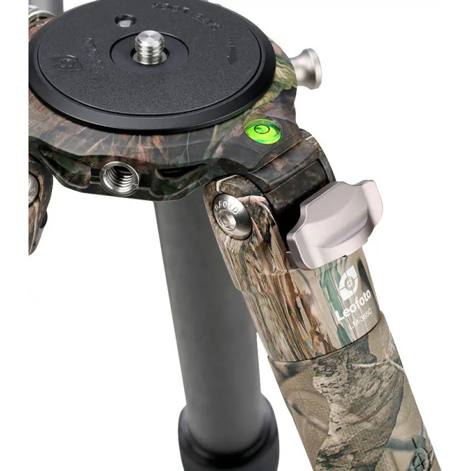 Тренога для стрільби Leofoto LM-365C. Колір - камуфляж