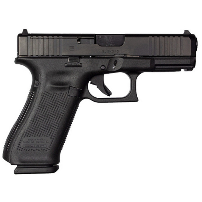 Спортивний пістолет Glock 45 M.O.S., Striker Fired, Compact Size, калібр 9 мм, 4,02”