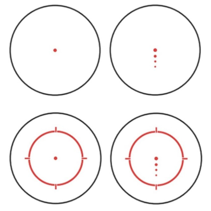 Приціл коліматорний SIG OPTICS ROMEO 4H, BALLISTIC CIRCLE DOT, 0.5 MOA ADJ, GRAPHITE