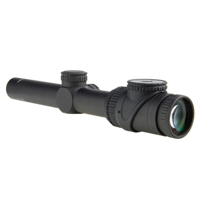 Приціл оптичний TRIJICON AccuPoint 1-6x24 BAC Amber Triangle Tritium / Fiber Optics