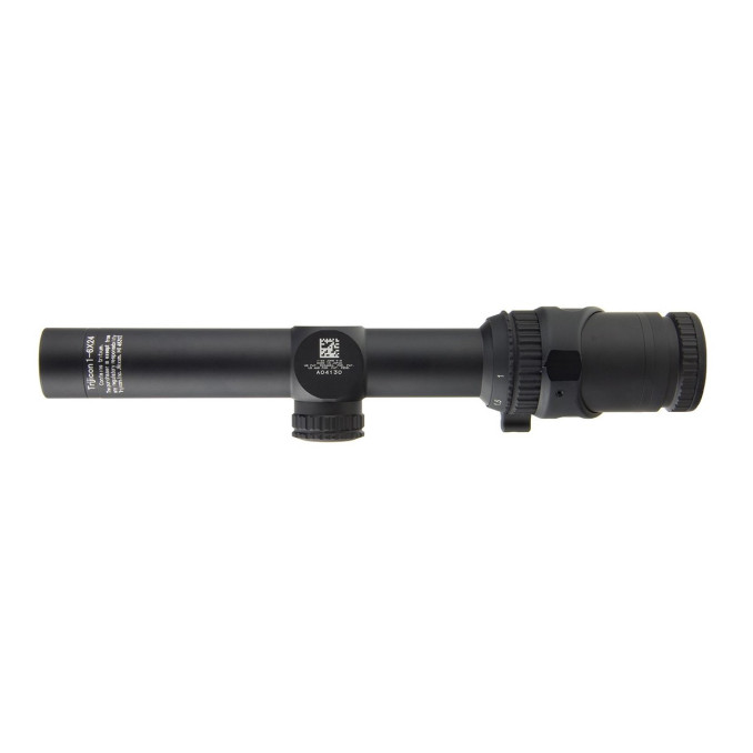 Приціл оптичний TRIJICON AccuPoint 1-6x24 BAC Amber Triangle Tritium / Fiber Optics