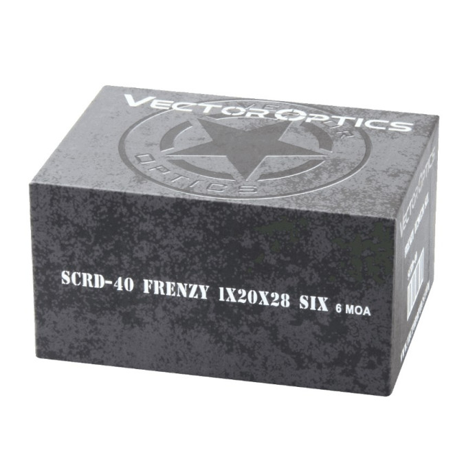 SCRD-40 Приціл коліматорний Vector Optics Frenzy II 1X20X28 6MOA RedDot 