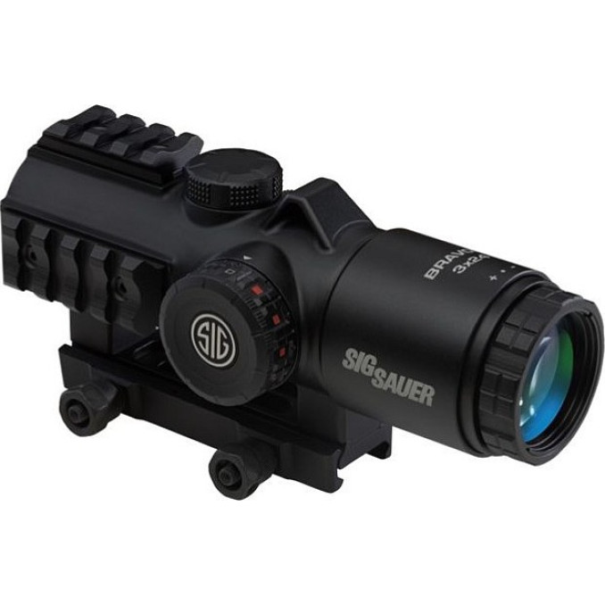 SOB33101 Приціл оптичний Sig Optics BRAVO3 BATTLE SIGHT, 3X24MM HORSESHOE DOT ILLUM RETICL