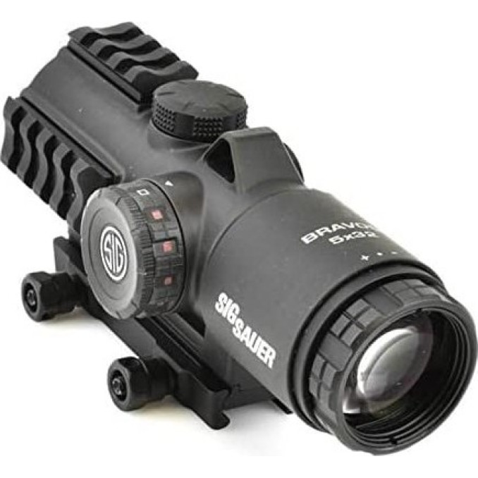 Приціл оптичний  Sig Optics BRAVO5 BATTLE SIGHT, 5X32MM HORSESHOE DOT ILLUM RETICLE
