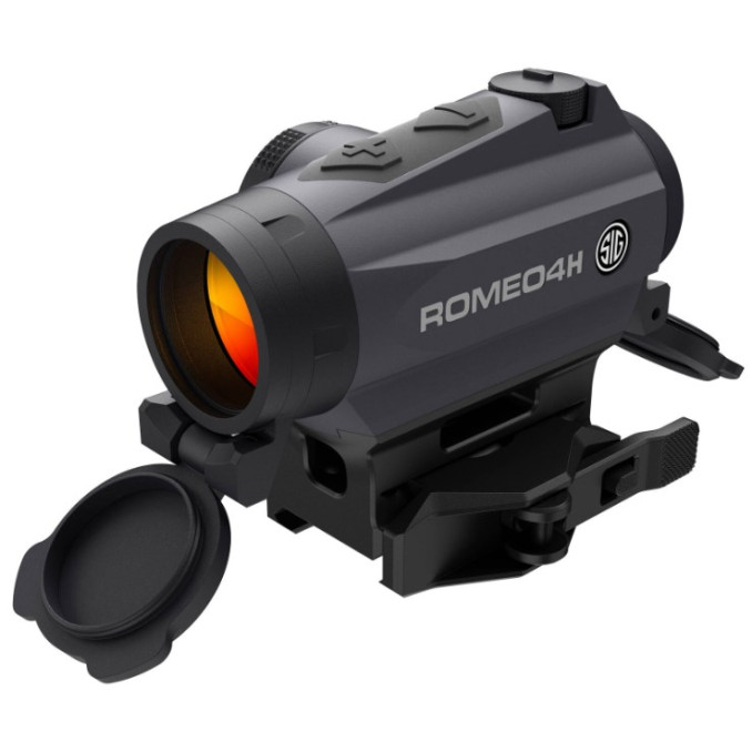 Приціл коліматорний SIG Optics ROMEO4H RD, BALLISTIC CIRCLE QUADPLE, 0.5 MOA ADJ, GRAPHITE