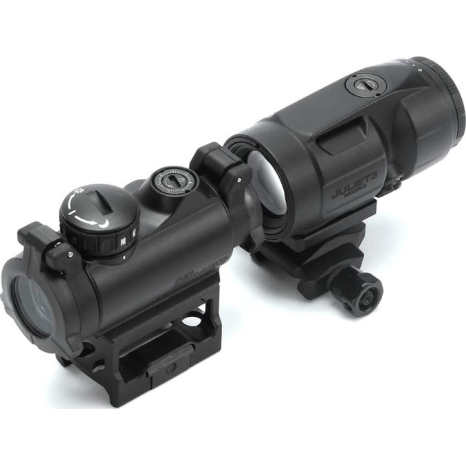 Комплект Sig Optics коліматор ROMEO-MSR 2 MOA і магніфер JULIET3-MICRO 3X22MM
