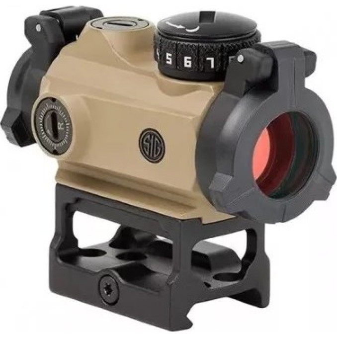 Комплект Sig Optics коліматор ROMEO-MSR 2 MOA і магніфер JULIET3-MICRO 3X22MM FDE