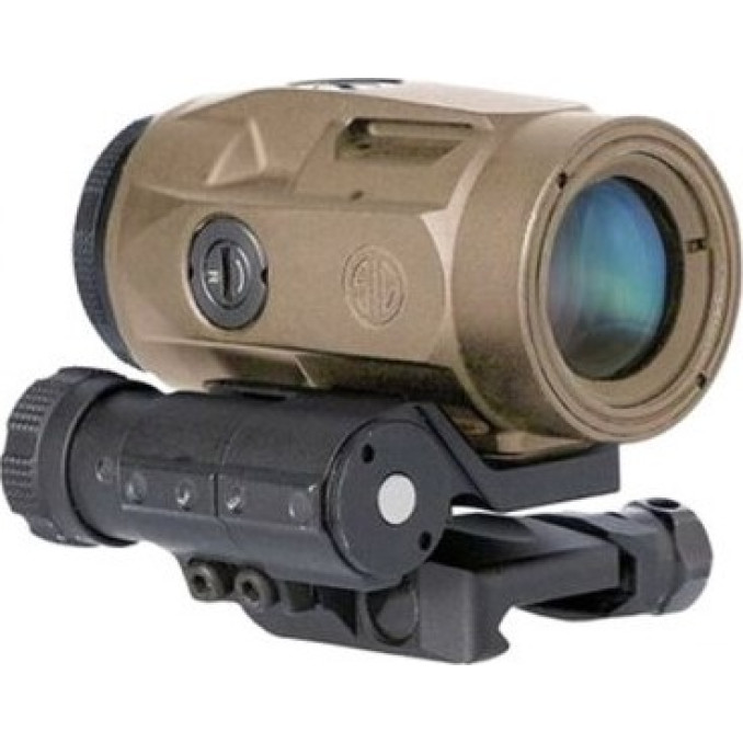 Комплект Sig Optics коліматор ROMEO-MSR 2 MOA і магніфер JULIET3-MICRO 3X22MM FDE