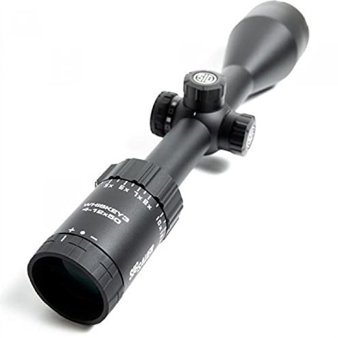 SOW34205 Приціл оптичний Sig Optics Whiskey 3 4-12x50mm, 1 Inch, SFP, Hellfire QuadPlex
