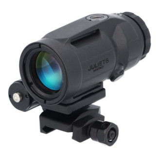 Збільшувач Sig Optics 5Х JULIET5-MICRO 5X24MM, PUSH-BUTTON MOUNT WITH SPACERS, BLACK