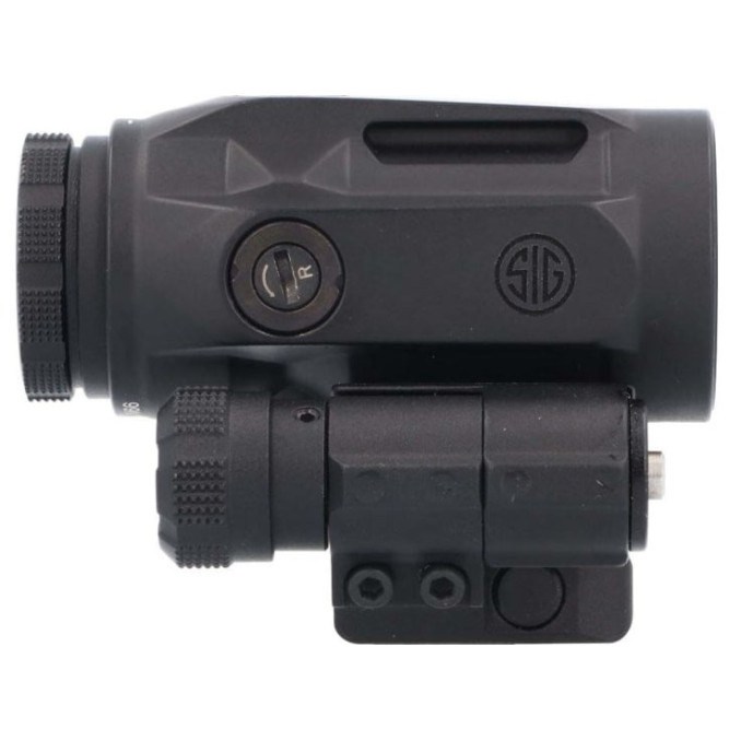 Збільшувач Sig Optics 5Х JULIET5-MICRO 5X24MM, PUSH-BUTTON MOUNT WITH SPACERS, BLACK