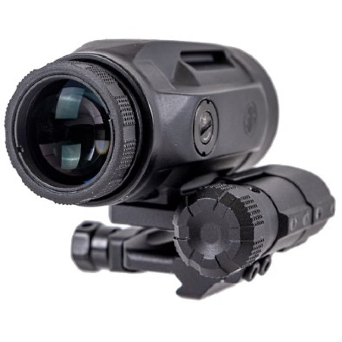 Збільшувач Sig Optics 5Х JULIET5-MICRO 5X24MM, PUSH-BUTTON MOUNT WITH SPACERS, BLACK
