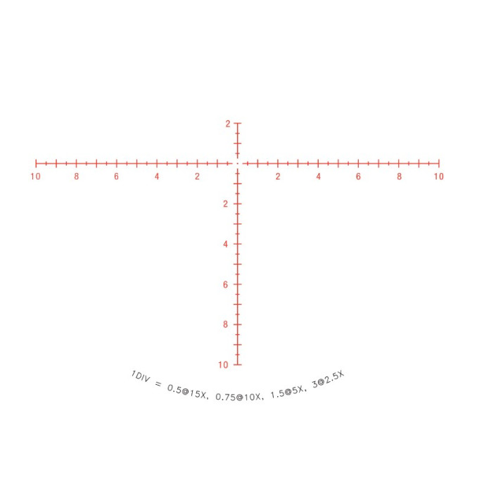 Приціл оптичний TRIJICON Credo 2.5-15x56 MRAD 30mm Crosshair SFP Red