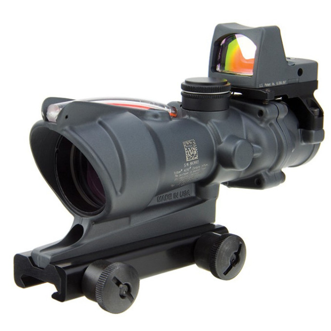 Комплект TRIJICON приціл оптичний ACOG 4x32 BAC і приціл коліматорний RMR 3.25 МОА Gray