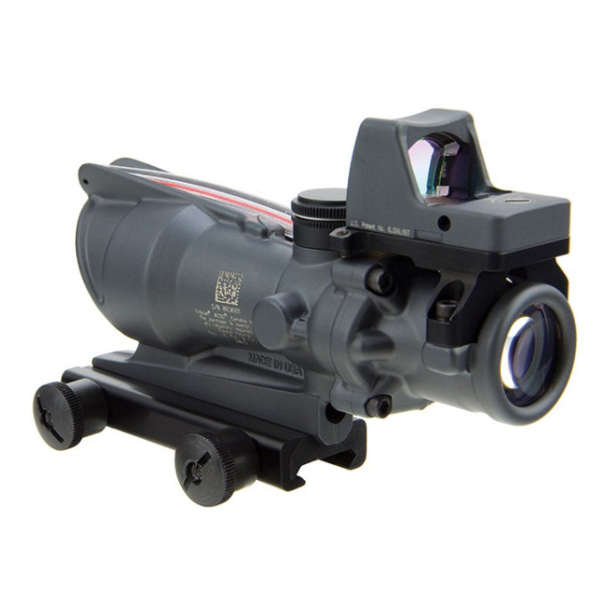 Комплект TRIJICON приціл оптичний ACOG 4x32 BAC і приціл коліматорний RMR 3.25 МОА Gray