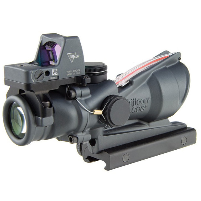 Комплект TRIJICON приціл оптичний ACOG 4x32 BAC і приціл коліматорний RMR 3.25 МОА Gray