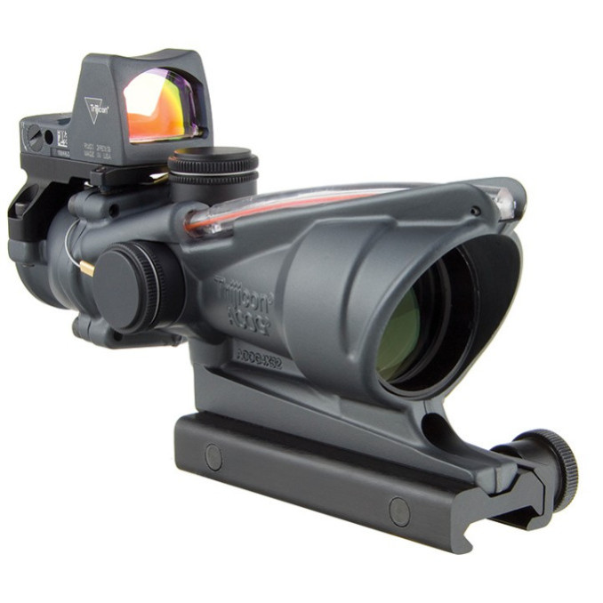 Комплект TRIJICON приціл оптичний ACOG 4x32 BAC і приціл коліматорний RMR 3.25 МОА Gray