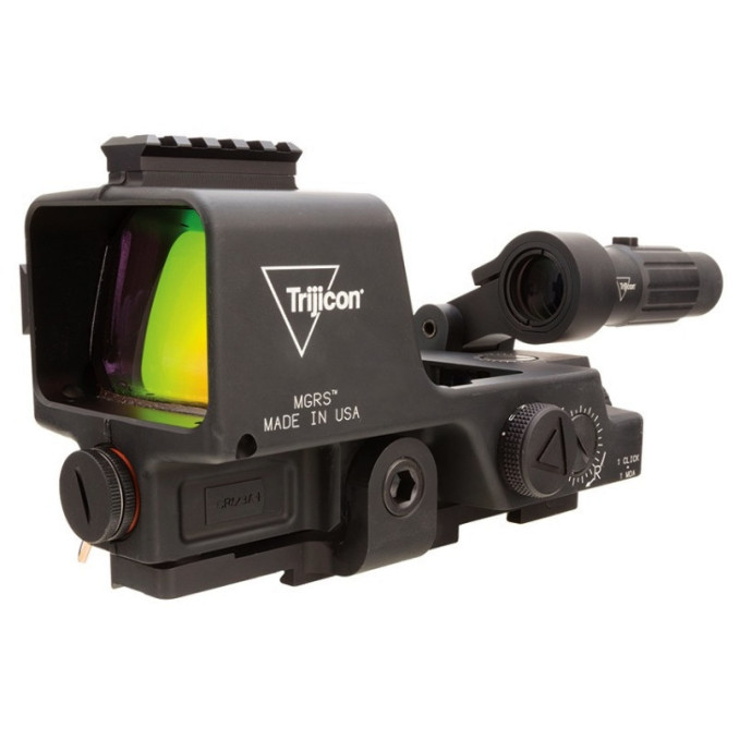 Приціл коліматорний TRIJICON MGRS Red Segmented Circle 3 MOA зі збільшувачем 3х