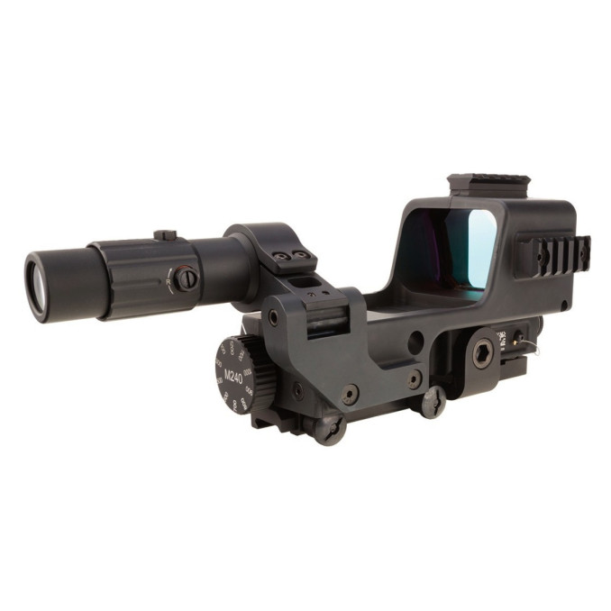 Приціл коліматорний TRIJICON MGRS Red Segmented Circle 3 MOA зі збільшувачем 3х