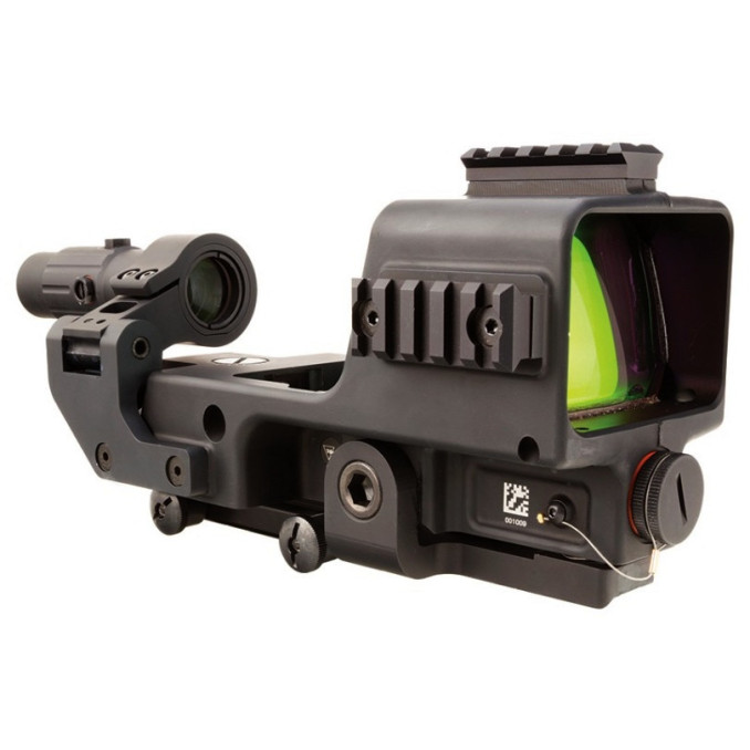 Приціл коліматорний TRIJICON MGRS Red Segmented Circle 3 MOA зі збільшувачем 3х