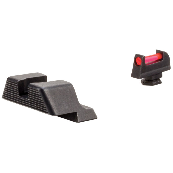Мушка + цілик Trijicon Fiber Set Red  для пістолетів Glock 9mm/.40 (крім MOS)
