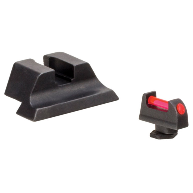Мушка + цілик Trijicon Fiber Set Red  для пістолетів Glock 9mm/.40 (крім MOS)