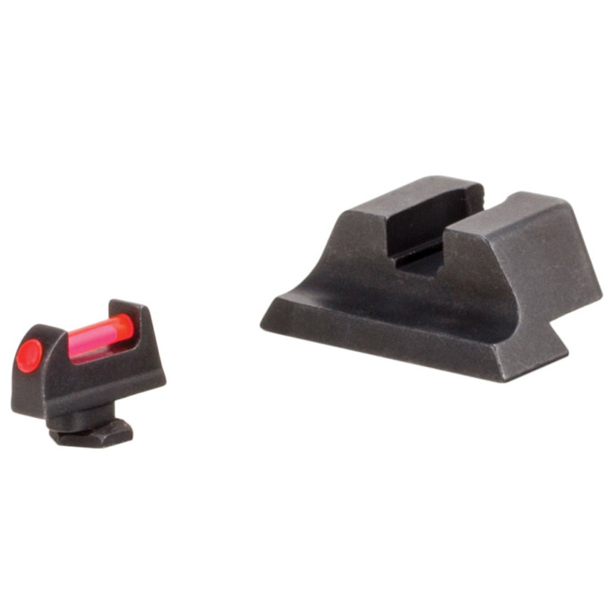 Мушка + цілик Trijicon Fiber Set Red  для пістолетів Glock 9mm/.40 (крім MOS)