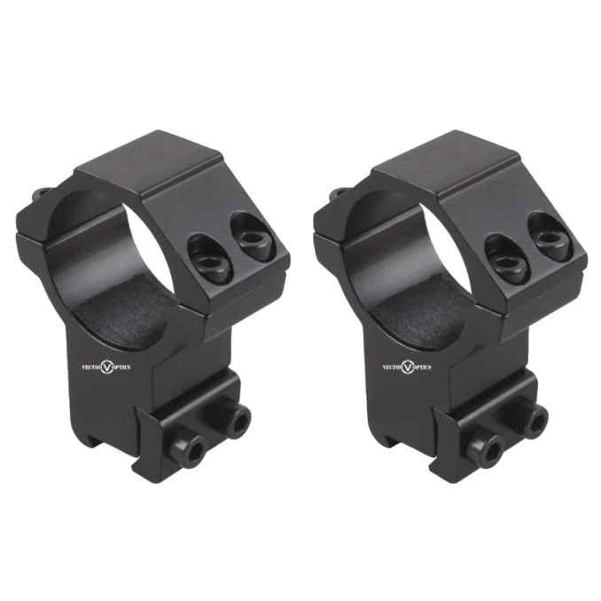 Кільця Vector Optics 25.4 мм високі на ластівчин хвіст