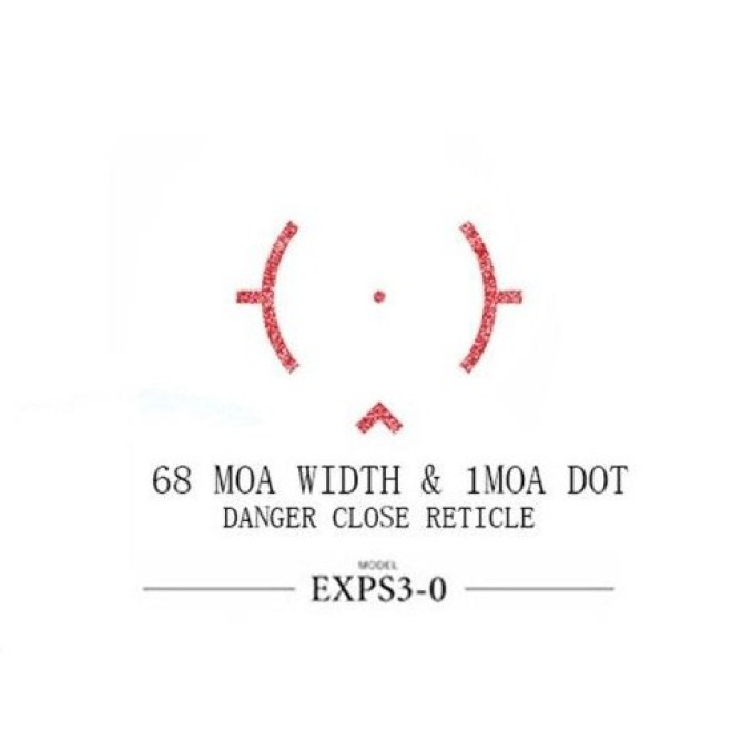 Коліматорний приціл EOTech EXPS3-DCR 68 MOA / 1 MOA, сумісний із ПНБ