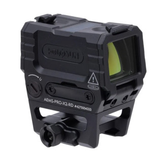 Приціл коліматорний Holosun AEMS-PRO-X2-RD, червона точка 2 MOA з колом 65 MOA, MRS Solar