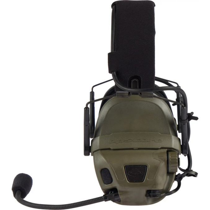 Активні навушники Ops-Core AMP Communication Headset-Connectorized. Верхній тримач. Ranger Green