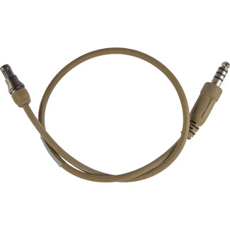 Адаптер-кабель Ops-Core AMP U174 Downlead Mono Binaural 21". Tan