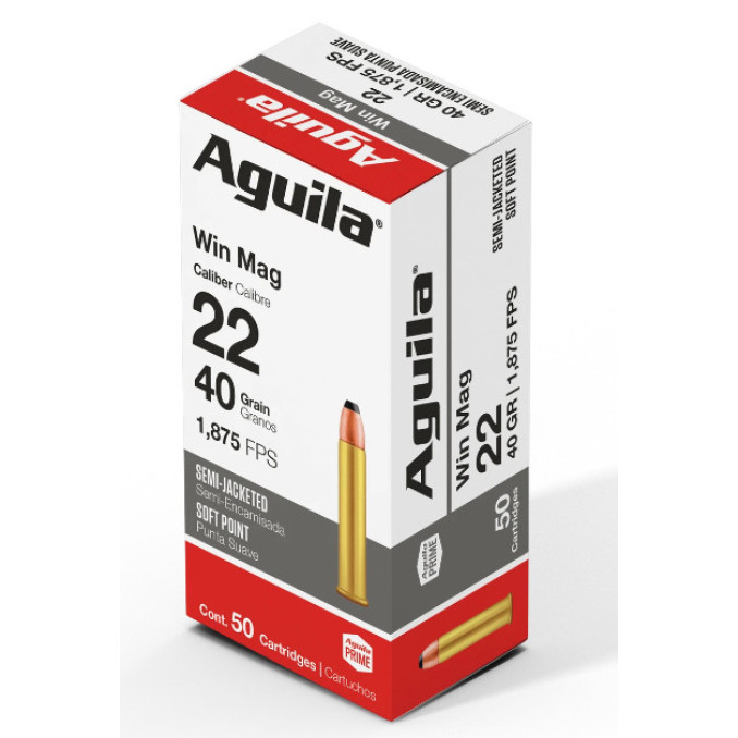 Патрон Aguila 22 Win Mag SJSP 40GR
