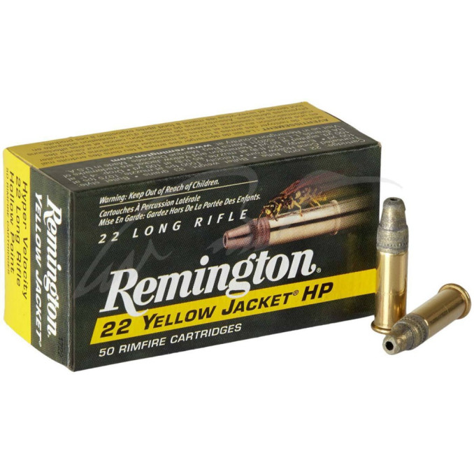 Патрон Remington Yellow Jacket Hyper Velocity кал .22 LR куля Hollow Point маса 33 гр (2.1 г)