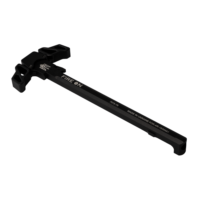 Ручка взведения затвора AR-15 двухсторонняя FIRE ON. Цвет: Черный