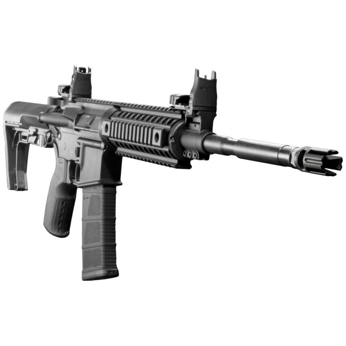 Дульний пристрій MFT EVolV AR15 4 зубчатий чорний 