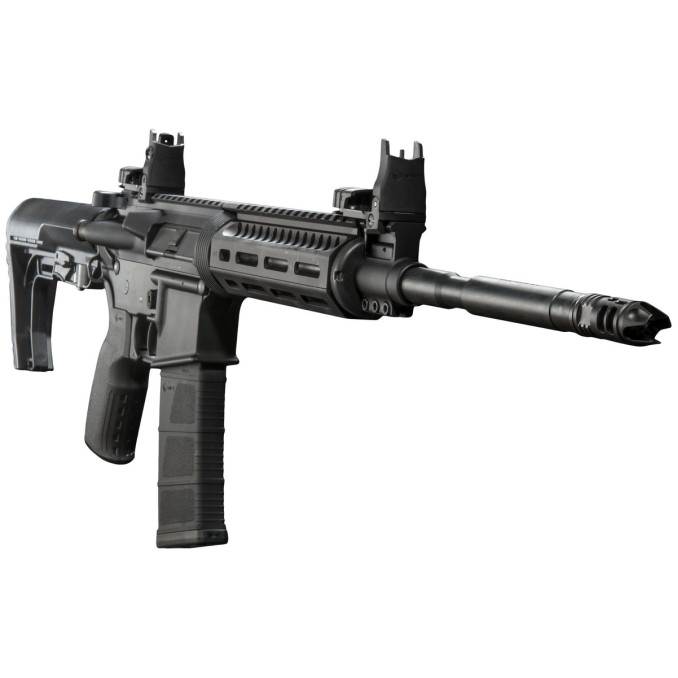 Дульний пристрій MFT EVolVAR15  3-зубчастий коменсатор чорний