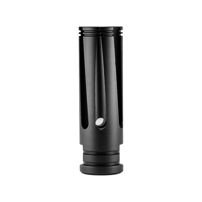 Дульний пристрій з полум'ягасником MFT EvolV AR-15  - чорний